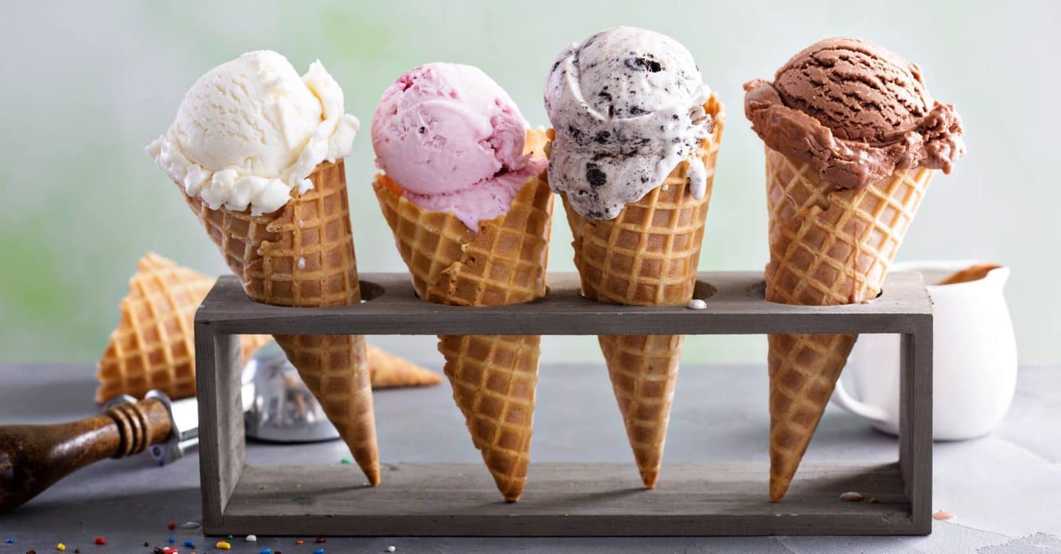 ice cream different flavours