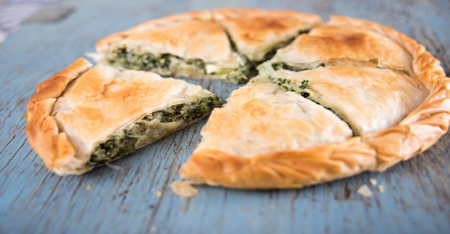 spinachpie by Greek chef Bakopoulos