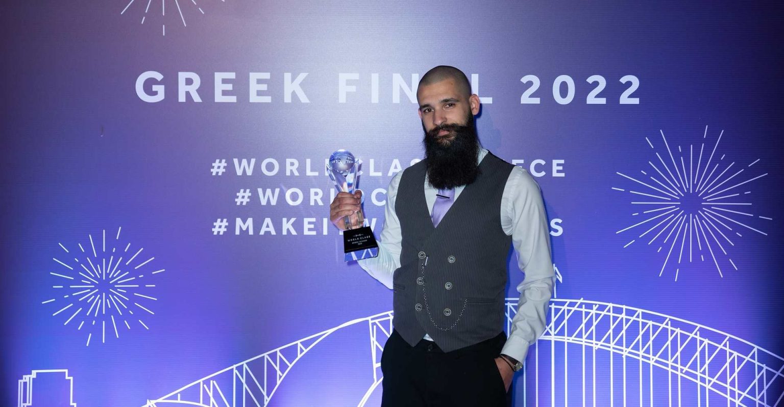 IOSIF ZAALOUK GREEK WORLD CLASS BARTENDER OF THE YEAR 2022