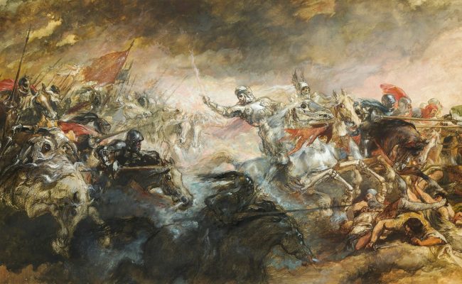 The Phantom Horseman, 1870-93 by Sir John Gilbert