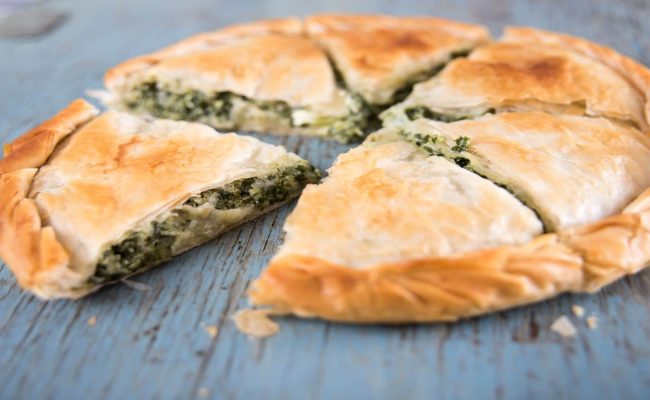 spinachpie by Greek chef Bakopoulos